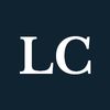 The initials LC against a black background.