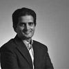 Black and white headshot of Natraj Ram.