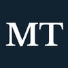 White letters "MT" on a navy background.