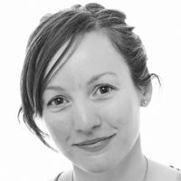 Headshot of Dr. Laure Jobert in greyscale.
