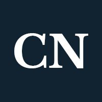 White letters "CN" on a navy background.