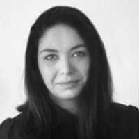 Greyscale headshot of Sara Ahadi, PhD