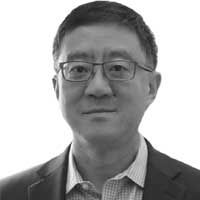 Black and white headshot of Dr. Jing Li.