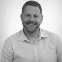 Black and white headshot of David Lowe.