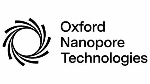 A logo for the brand Oxford Nanopore Technologies