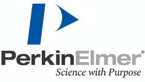 A logo for the brand PerkinElmer