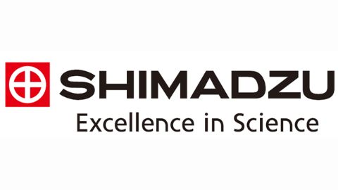 A logo for the brand Shimadzu Corporation