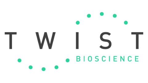 A logo for the brand Twist Bioscience