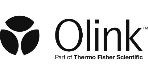 A logo for the brand Olink, part of Thermo Fisher Scientific